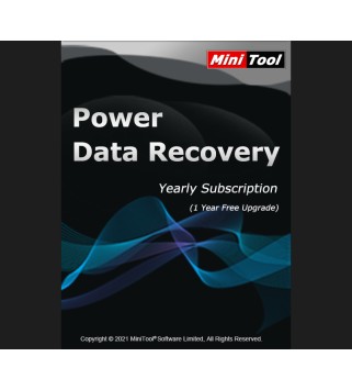 MiniTool Power Data Recovery Yearly Subscription 1 Jahr / 1 PC Key GLOBAL